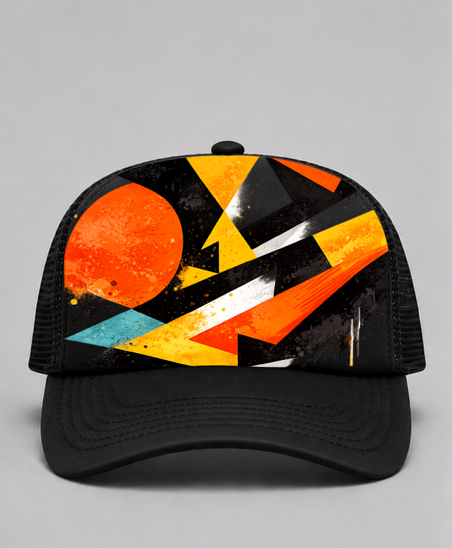 Gorra Negro Naranja