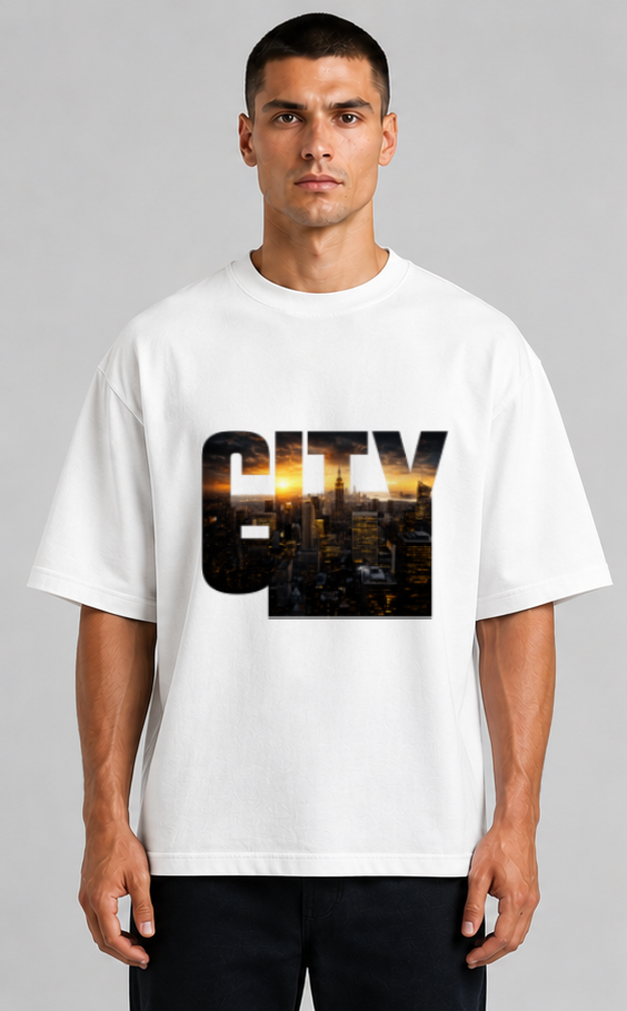 Camiseta Oversized City