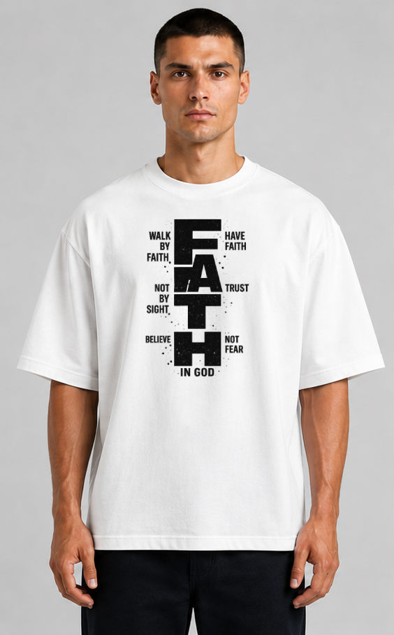 Camiseta Oversized Faith