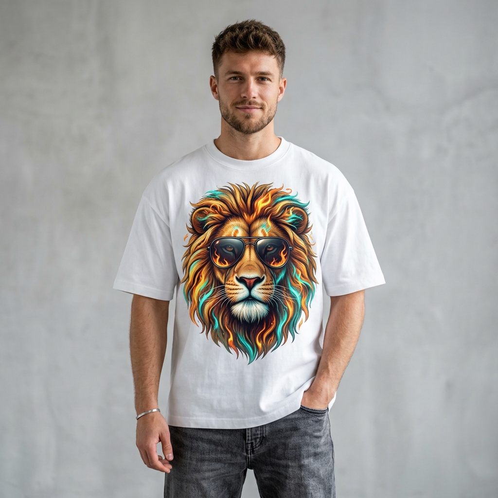 Camiseta Oversized Lion